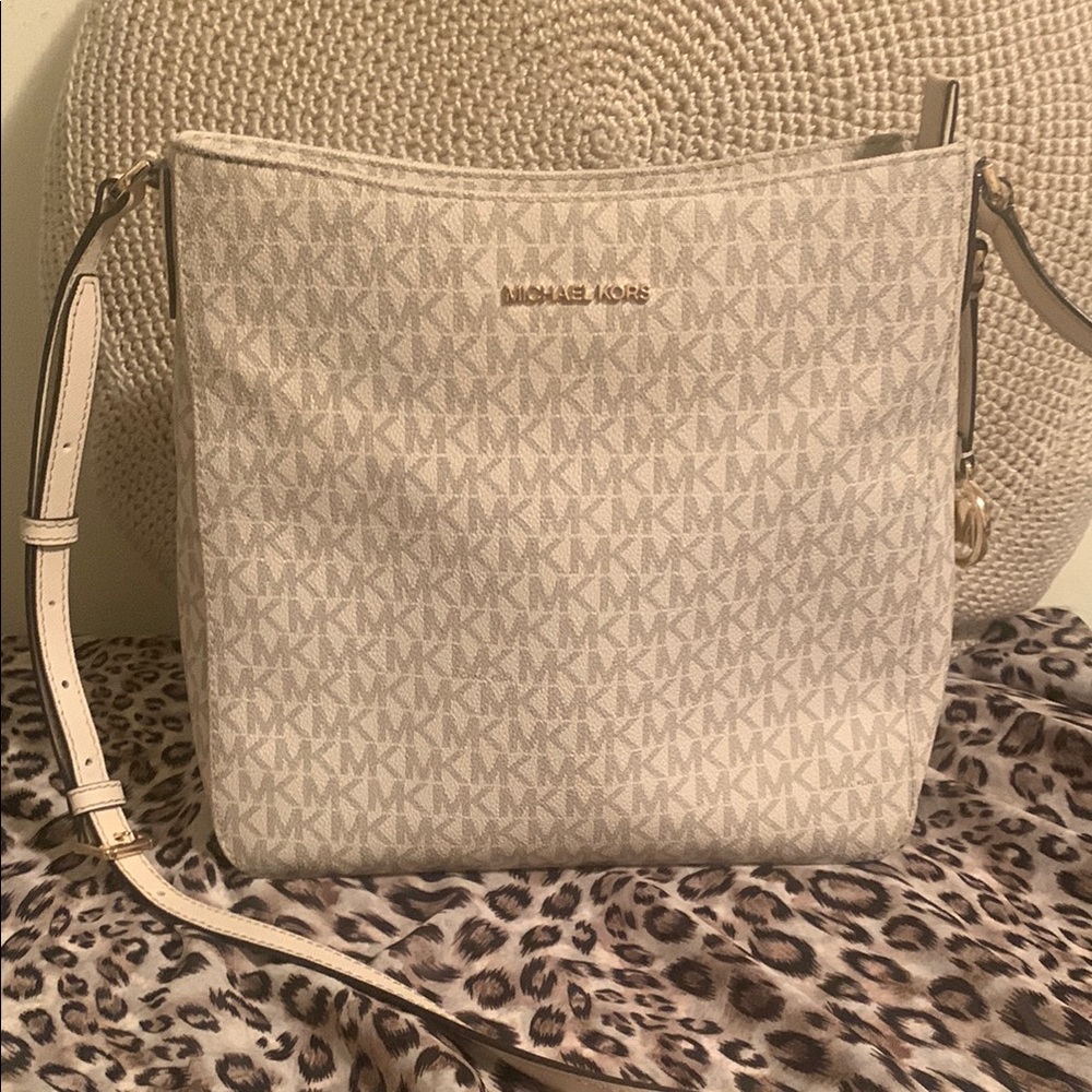 Michael Kors Beige Crossbody Bag